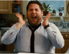 Jonah Hill Excited — Reaction meme
