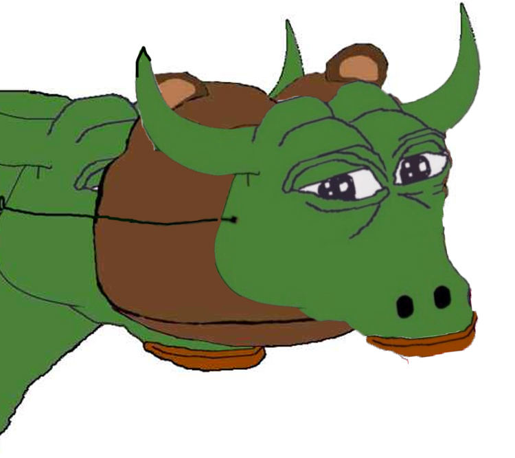 Bull wearing masks — Reaction meme