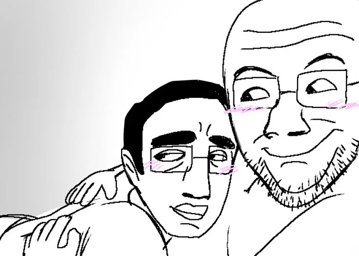Soy love — Wojak meme