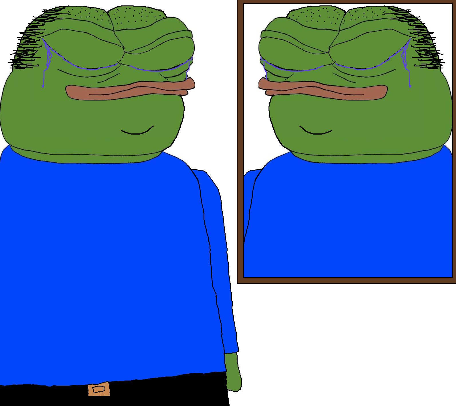 Pepe middle aged sad balding — Pepe meme