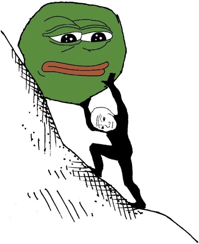 Wojak pepe stone — Wojak meme