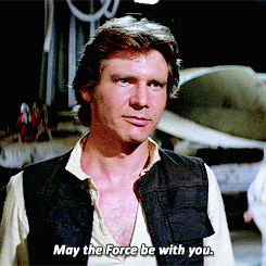 Han Solo May the Force be with you — Reaction meme