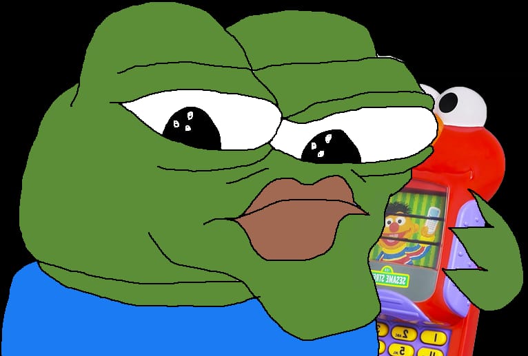 Pepe toy phone — Pepe meme