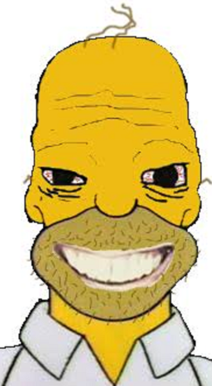 Wojak coomer bart simpson — Wojak meme