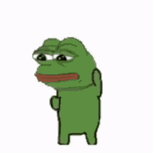 Pepe creature walking — Pepe meme