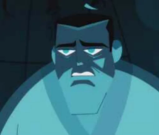 Samurai jack serious Cali Pack 3 sticker — Sticker Packs meme
