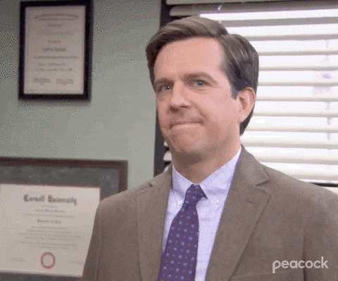 Ed Helms Is Nervous — Reaction meme
