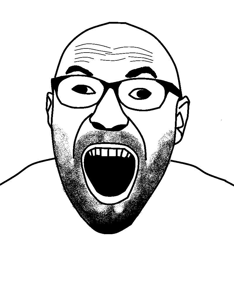 Wojak human face bald head — Wojak meme