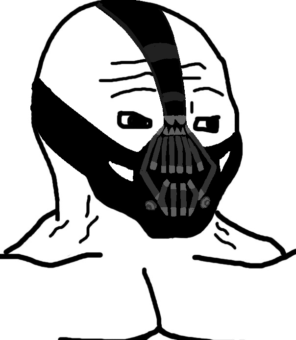 Wojak bane mask — Wojak meme