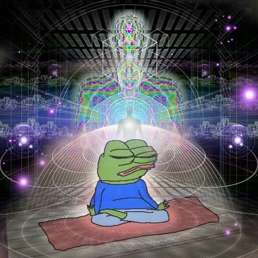 Pepe meditation altered state — Pepe meme