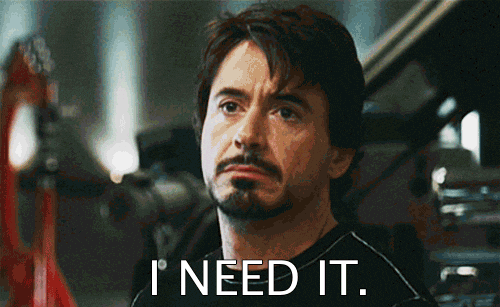Robert Downey Jr I Need It — Reaction meme