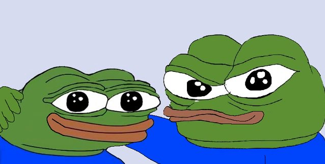Pepe arm around pepe apu — Apu meme