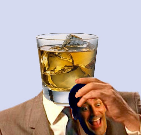John hamm whiskey head — Reaction meme