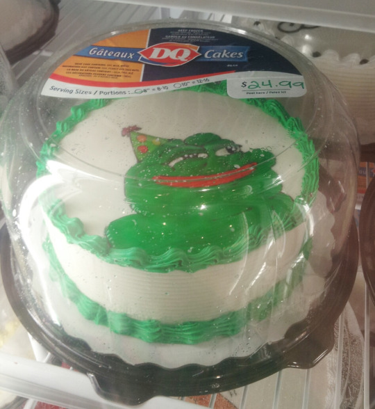 Pepe dq birthday cake — Pepe meme