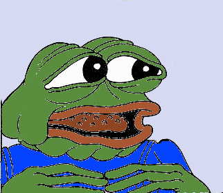 Pepe old ugly shocked — Pepe meme