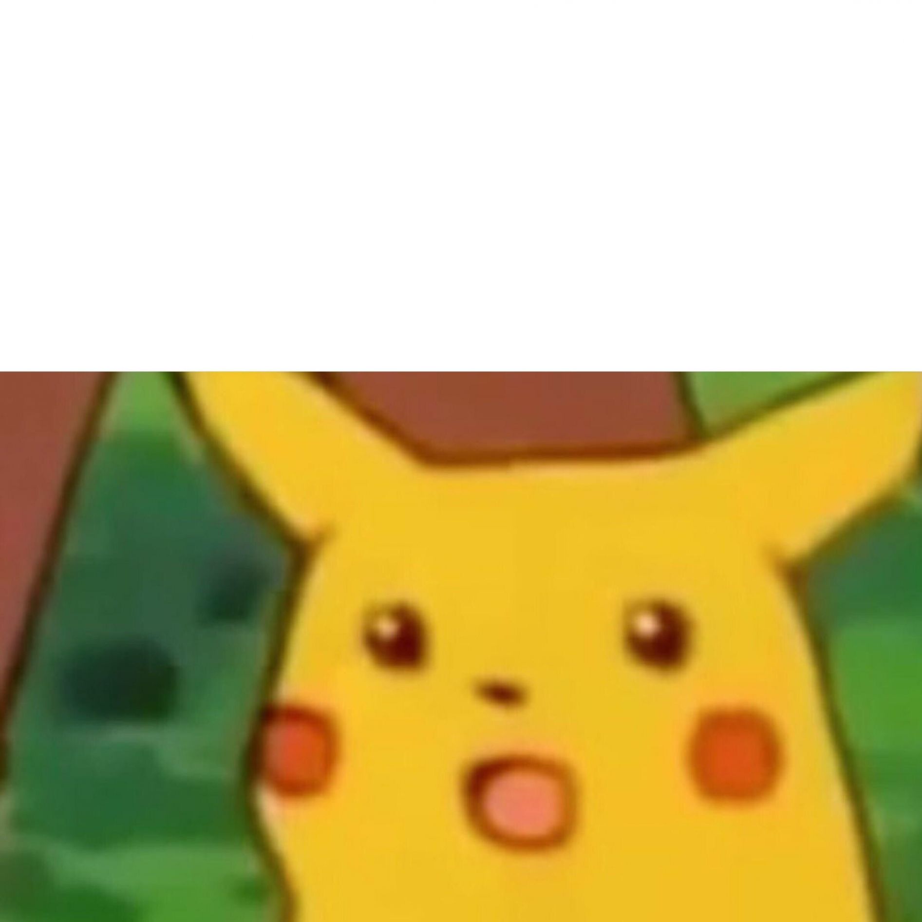 Surprised Pikachu meme template — Templates meme